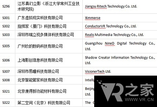 CJ2016：eSmart展商名單公布