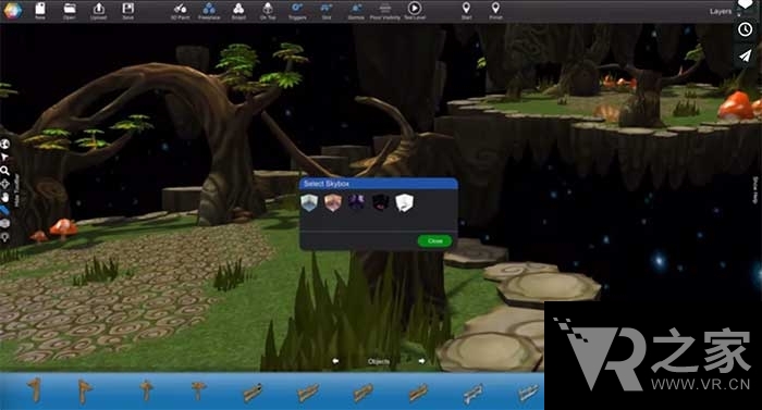菜鳥(niǎo)也能制作VR游戲，Voxelus更新VR內(nèi)編輯功能