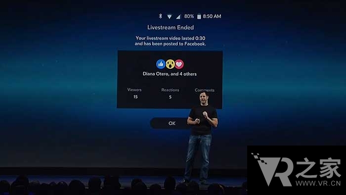 VR游戲直播上線(xiàn) Facebook全面對(duì)接GearVR