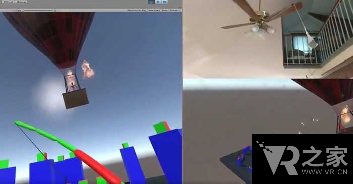 吊扇與熱氣球 Vive追蹤器又一個(gè)古怪的游戲