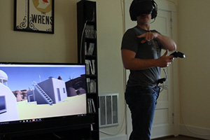 雖然看起來有點二 但是不要VR跑步機也可以