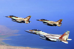 快快來圍觀 以色列空軍的特技飛行表演