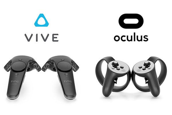 看誰更好用 HTC Vive與Oculus Touch對比
