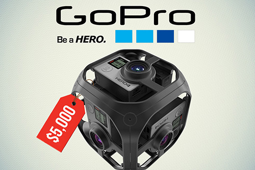 GoPro新VR相機(jī)亮相 6個攝像頭驚艷全場