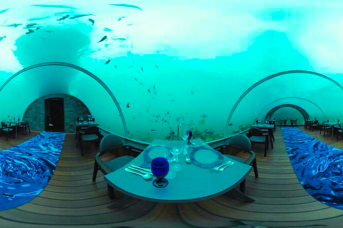 馬爾代夫水下餐廳