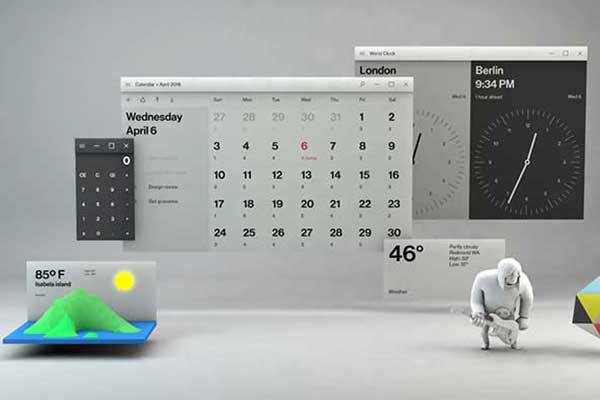 全面擁抱VR/AR 微軟展示新型UI設(shè)計(jì)